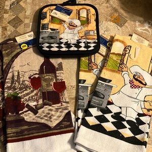 Tuscan theme Kitchen towels